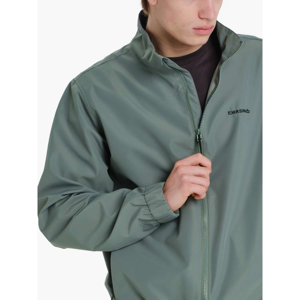 EMERSON MEN’S REGULAR FIT POLYESTER LIGHTWEIGHT BOMBER JACKET PINE