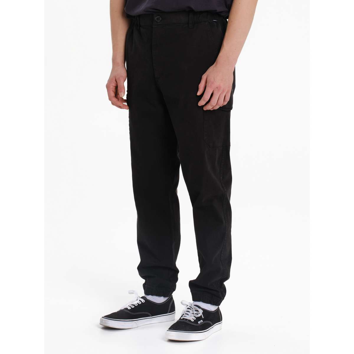 Emerson Ανδρικό Παντελόνι Cargo Regular Fit Cotton Ελαστικό Μαύρο