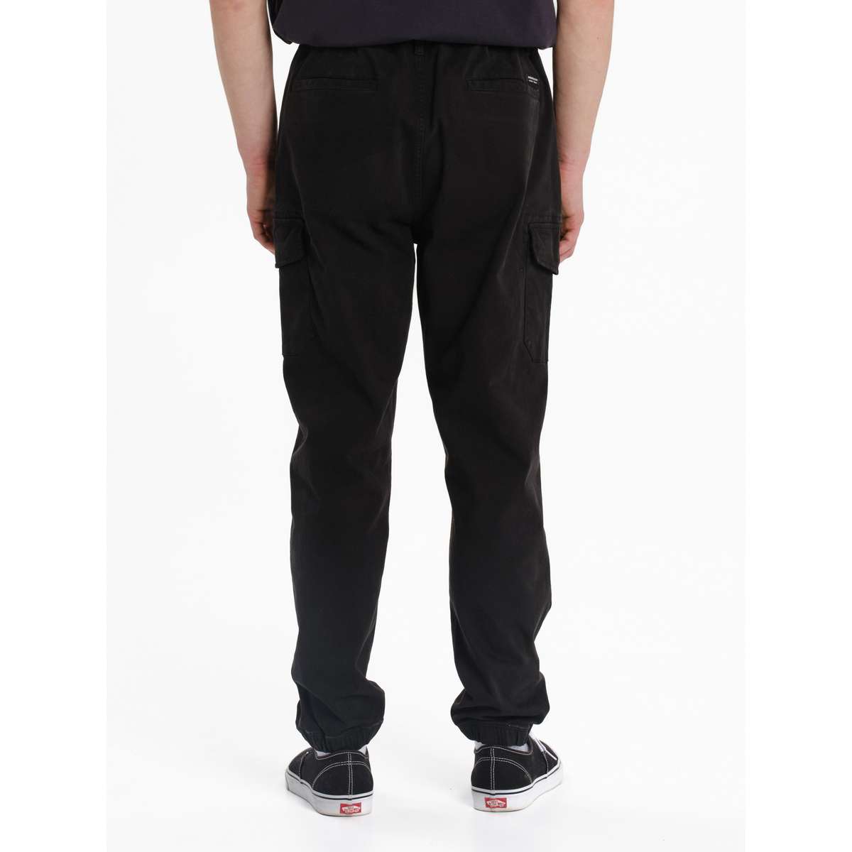 Emerson Ανδρικό Παντελόνι Cargo Regular Fit Cotton Ελαστικό Μαύρο