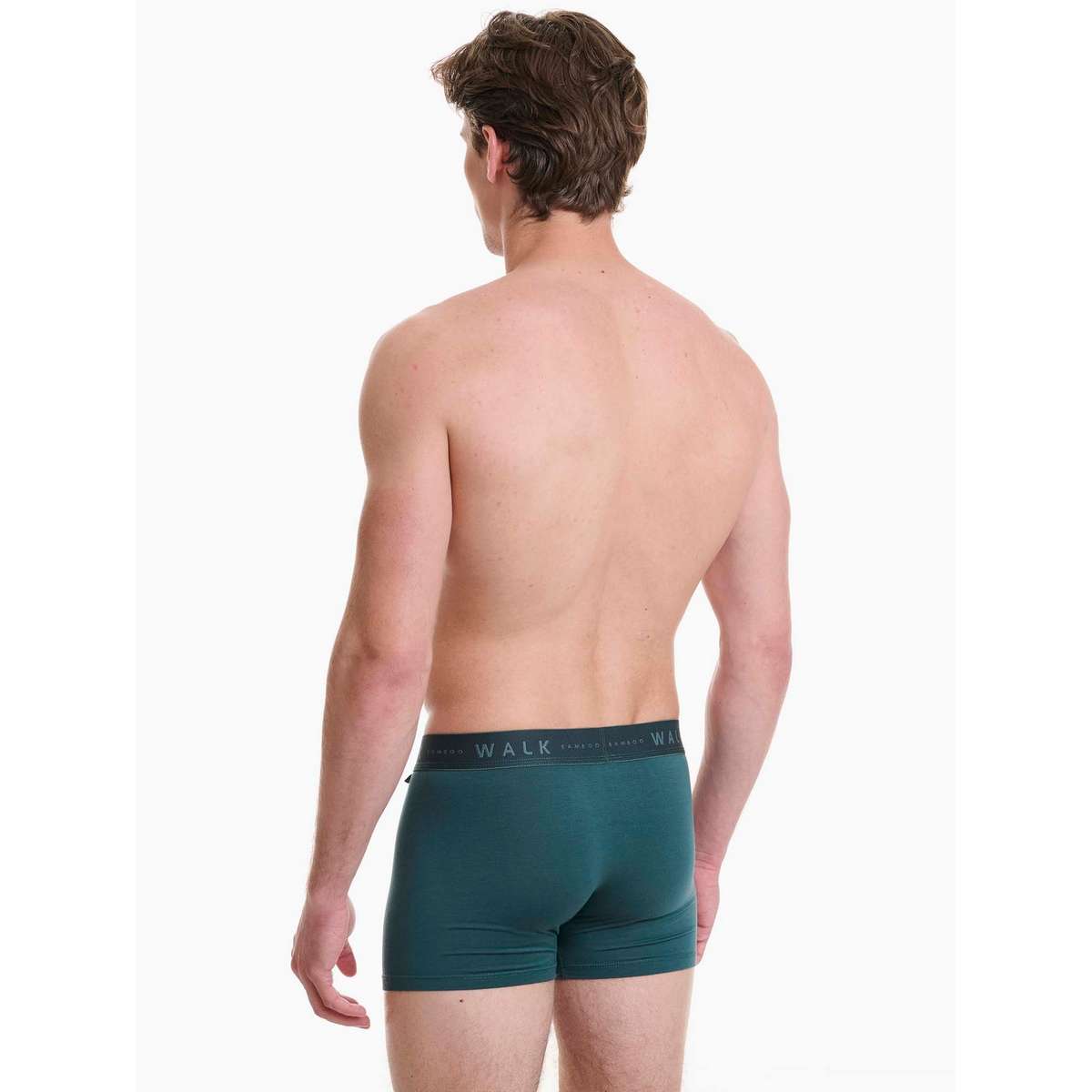 Walk Ανδρικά Μποξεράκια Μπαμπού Χακί-Πράσινο 2Pack W1776-2440