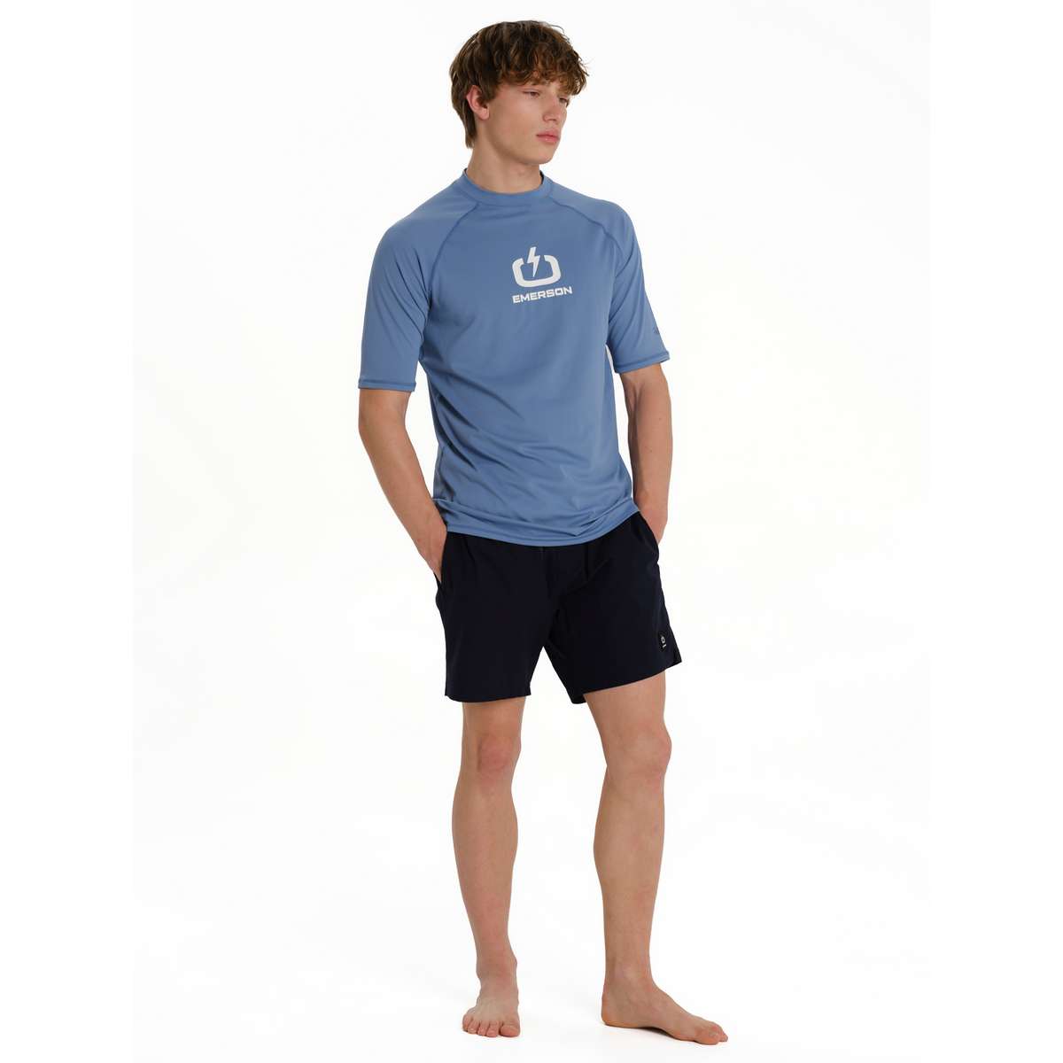 EMERSON MEN΄S POLYESTER ΑΝΤΙΗΛΙΑΚΗ ΜΠΛΟΥΖΑ RASHGUARD 251.EM56.02 SIEL