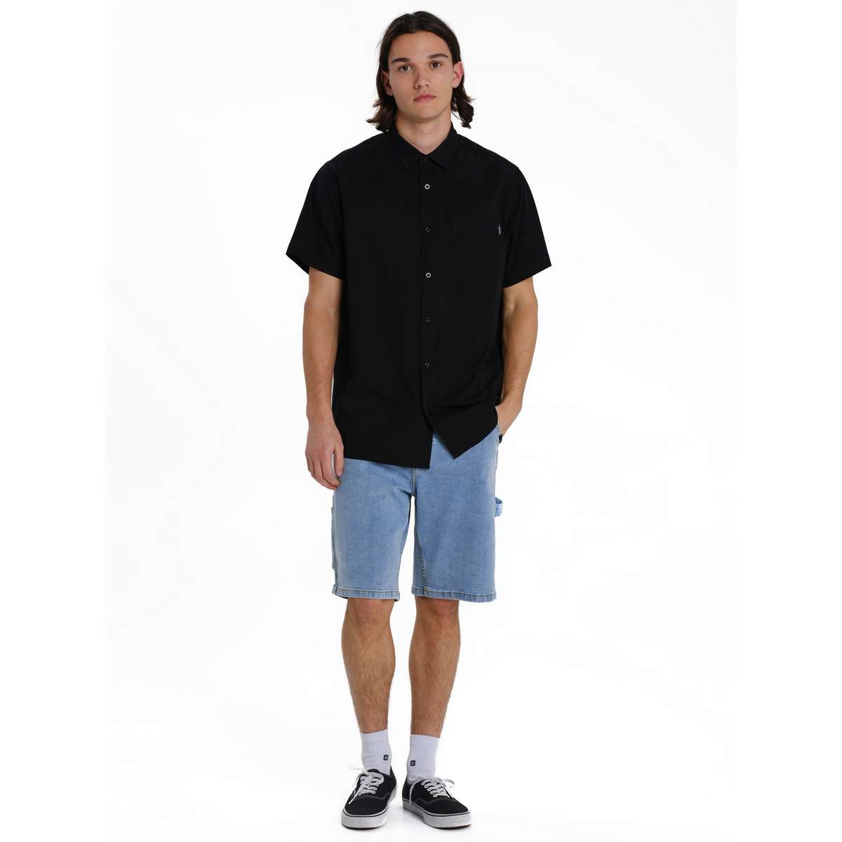 EMERSON ΑΝΔΡΙΚΟ ΚΟΝΤΟΜΑΝΙΚΟ ΠΟΥΚΑΜΙΣΟ 261.EM61.12-BLACK