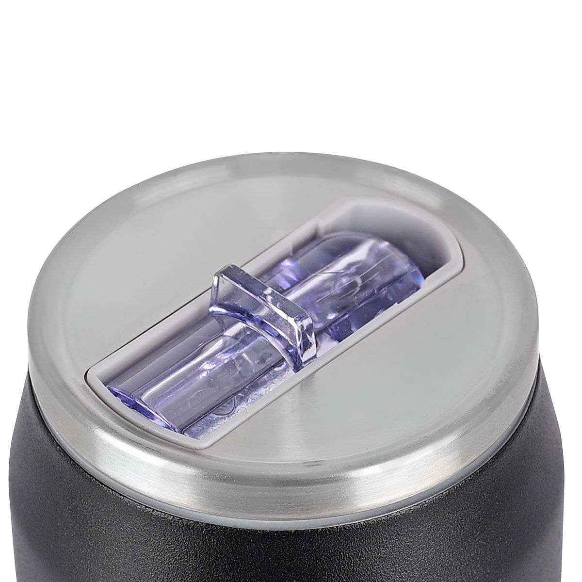 Estia Travel Cup Save the Aegean Θερμός Ανοξείδωτο Πλαστικό BPA Free 500ml Midnight Black