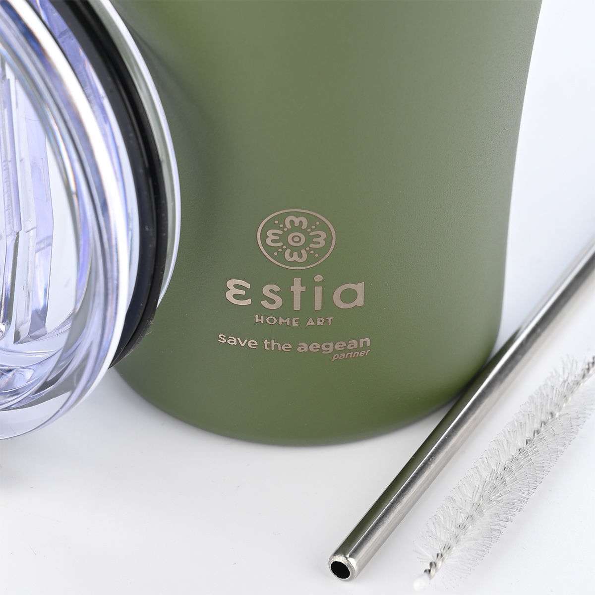 Estia Coffee Mug Save The Aegean Θερμός Ανοξείδωτο BPA Free 500ml Forest Spirit
