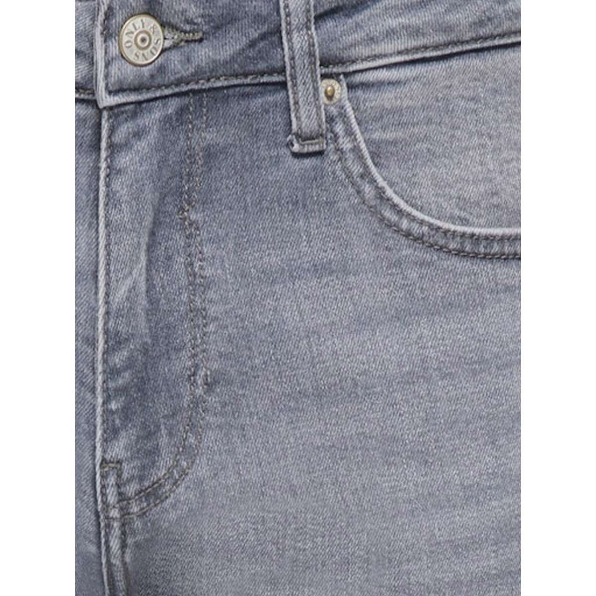 ONLY & SONS MENS WEFT REGULAR FIT COTTON JEAN 22037007 GREY