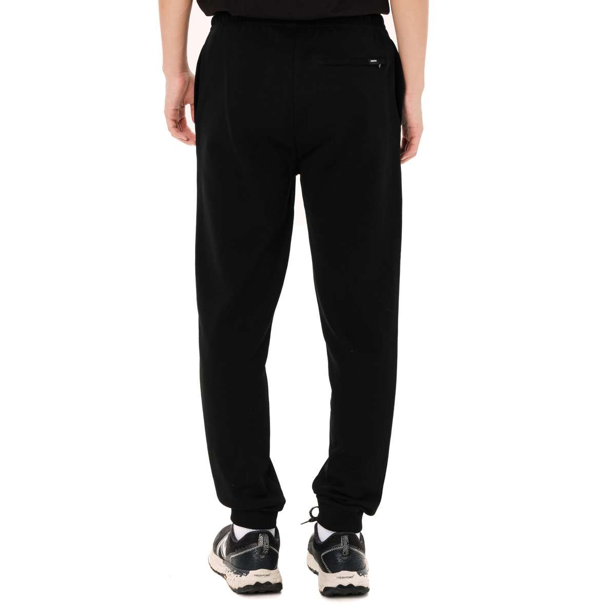 EMERSON MEN’S REGULAR FIT COTTON SWEAT PANTS 262.EM25.65 BLACK