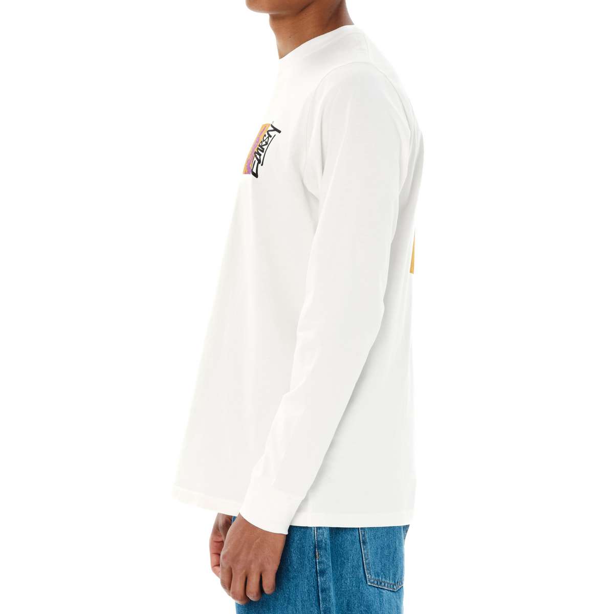 EMERSON MEN’S REGULAR FIT COTTON LONG SLEEVE TEE OFF WHITE