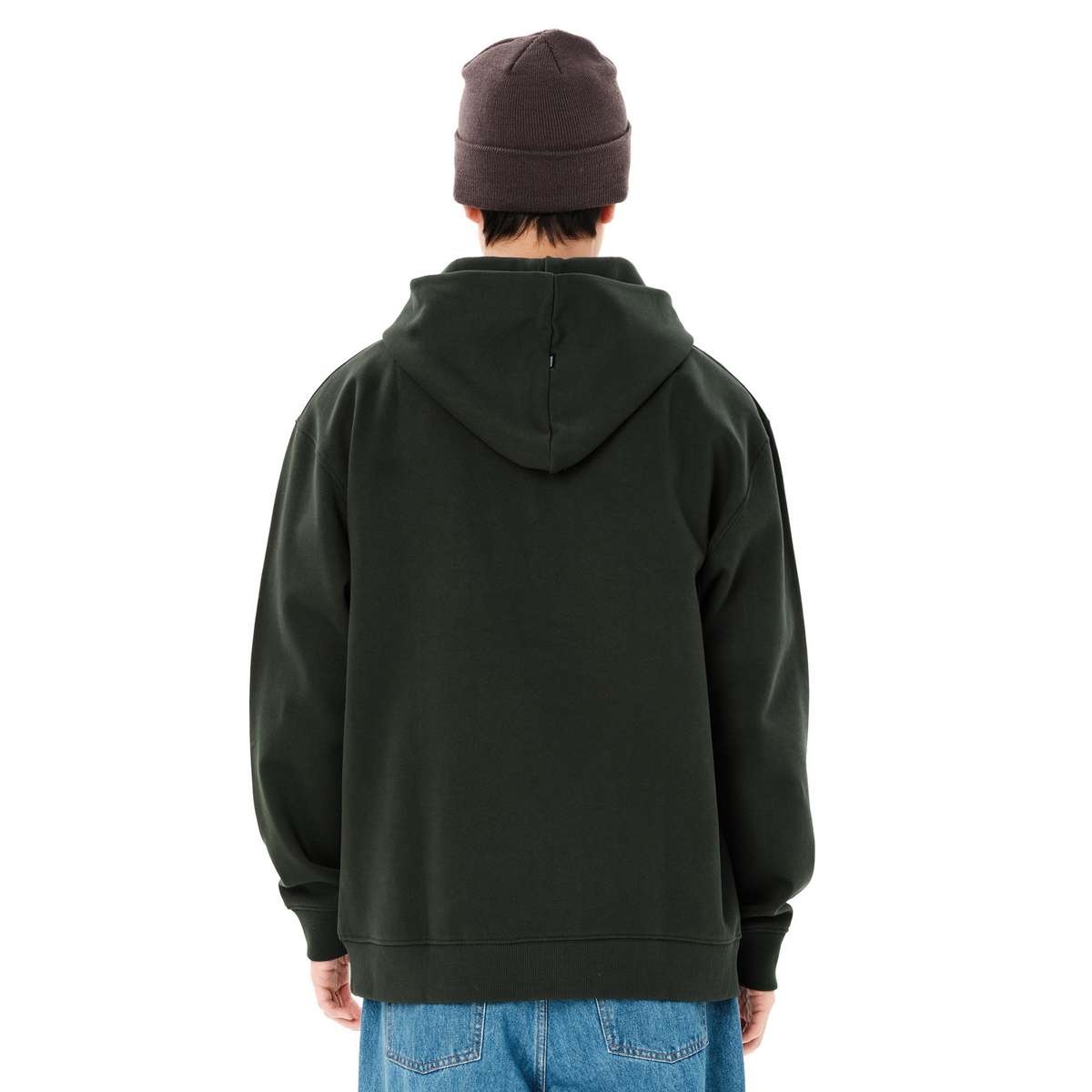 EMERSON MEN’S REGULAR FIT COTTON LOGO PULLOVER HOODIE FOREST GREEN