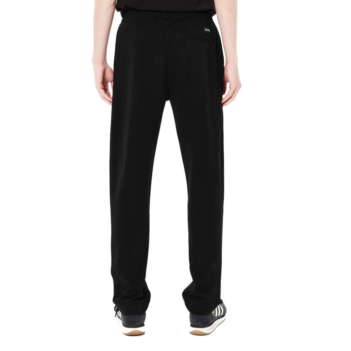 EMERSON MEN’S REGULAR FIT COTTON SWEAT PANTS BLACK
