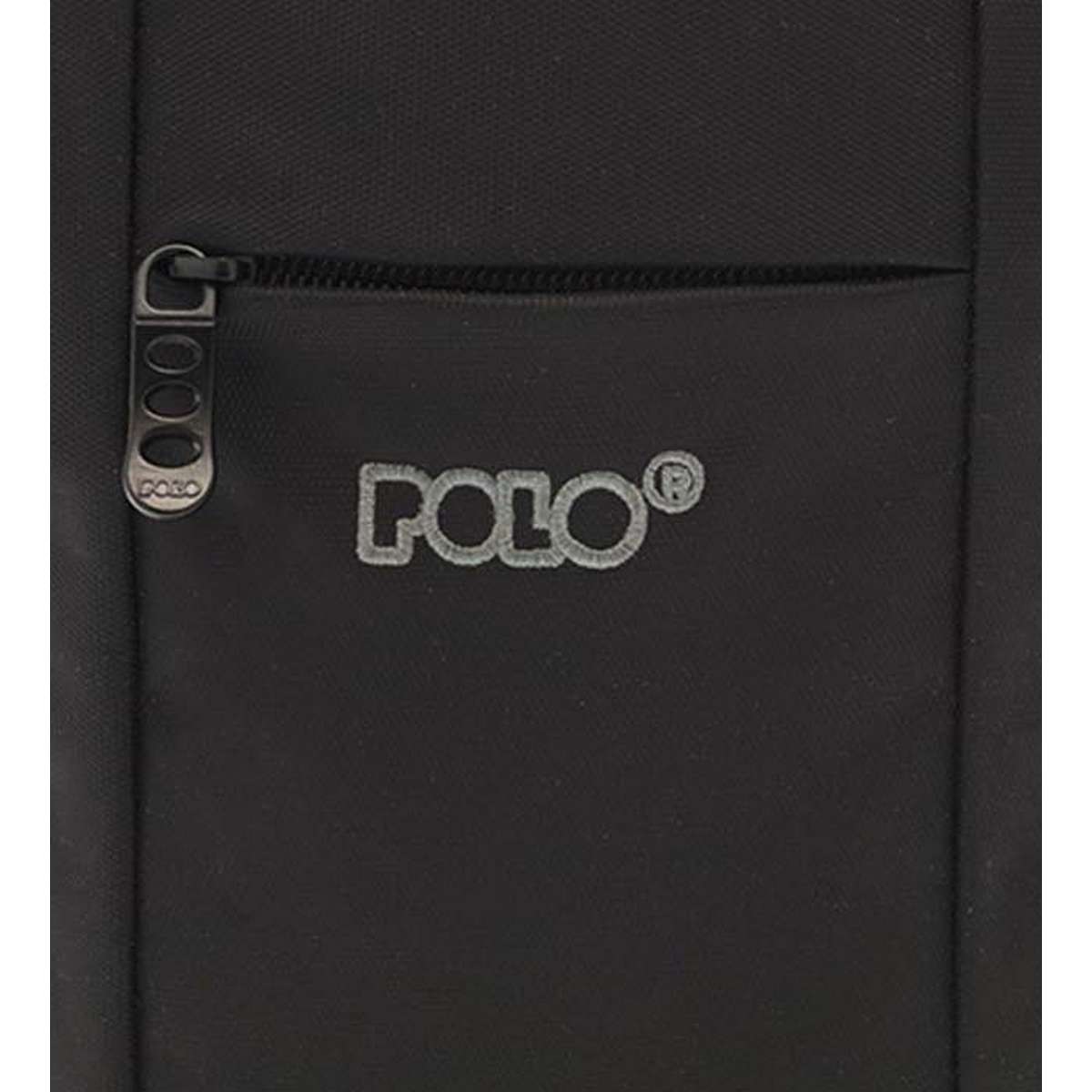 Polo Charger Ανδρική Τσάντα Ώμου / Χιαστί Μαύρη