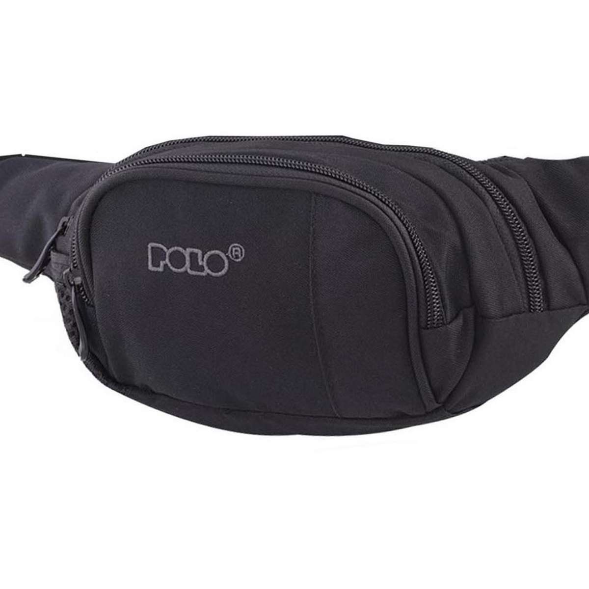 Polo Simple Ανδρικό Τσαντάκι Μέσης Μαύρο