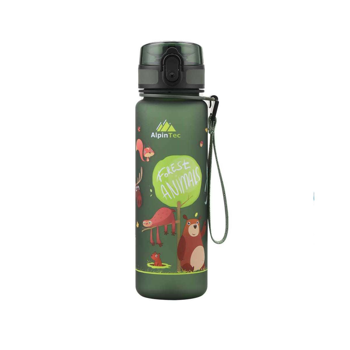 AlpinPro AlpinTec Παιδικό Παγούρι Πλαστικό Tritan Non Spill Πράσινο 500ml