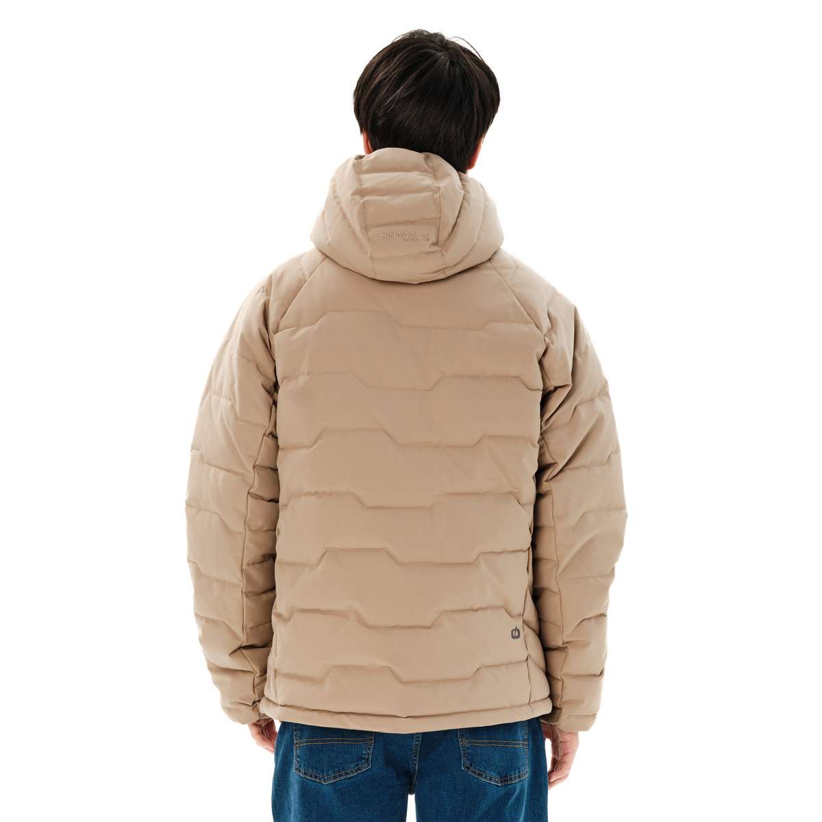 EMERSON MEN΄S REGULAR FIT HOODED PUFFER JACKET BEIGE