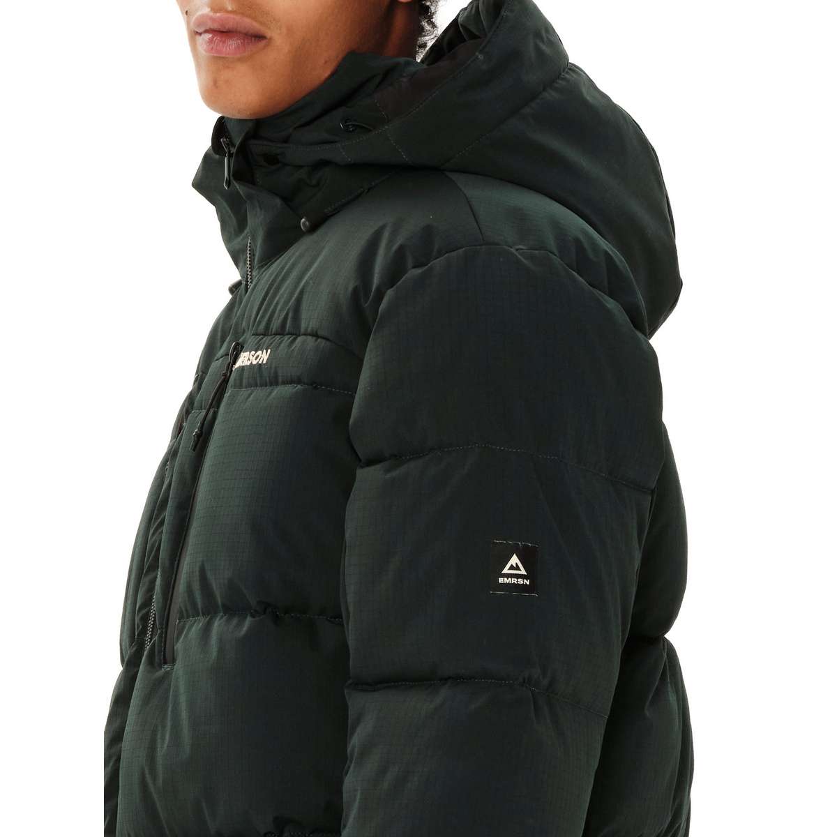 EMERSON MEN΄S PUFFER JACKET WITH DETACHABLE HOOD POLYESTER FOREST - Πράσινο - L