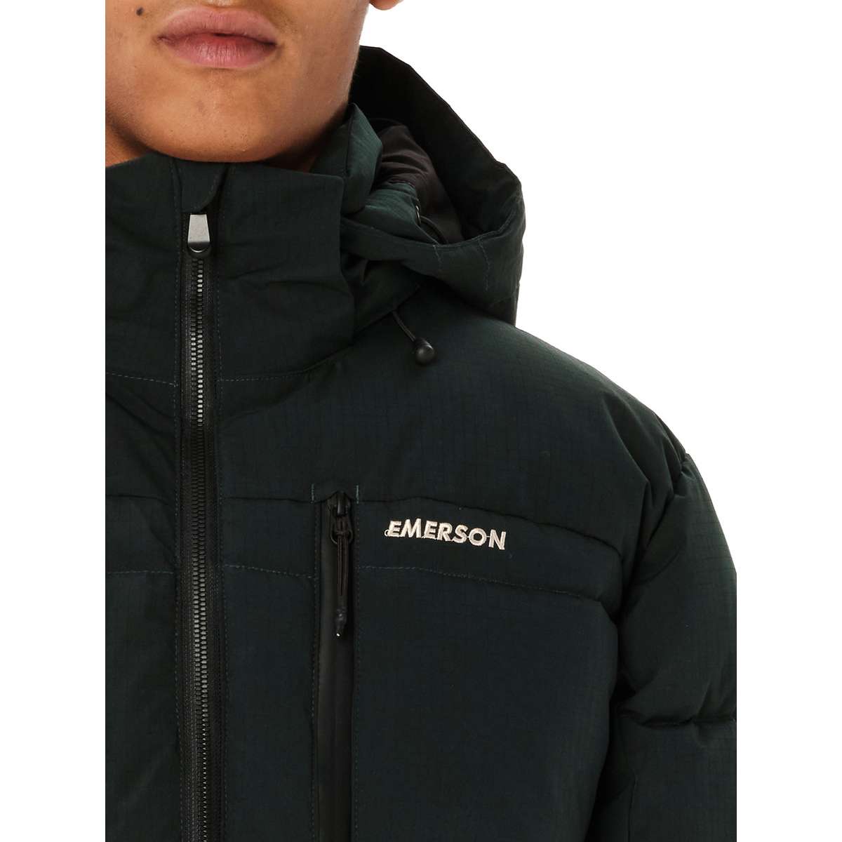 EMERSON MEN΄S PUFFER JACKET WITH DETACHABLE HOOD POLYESTER FOREST - Πράσινο - L
