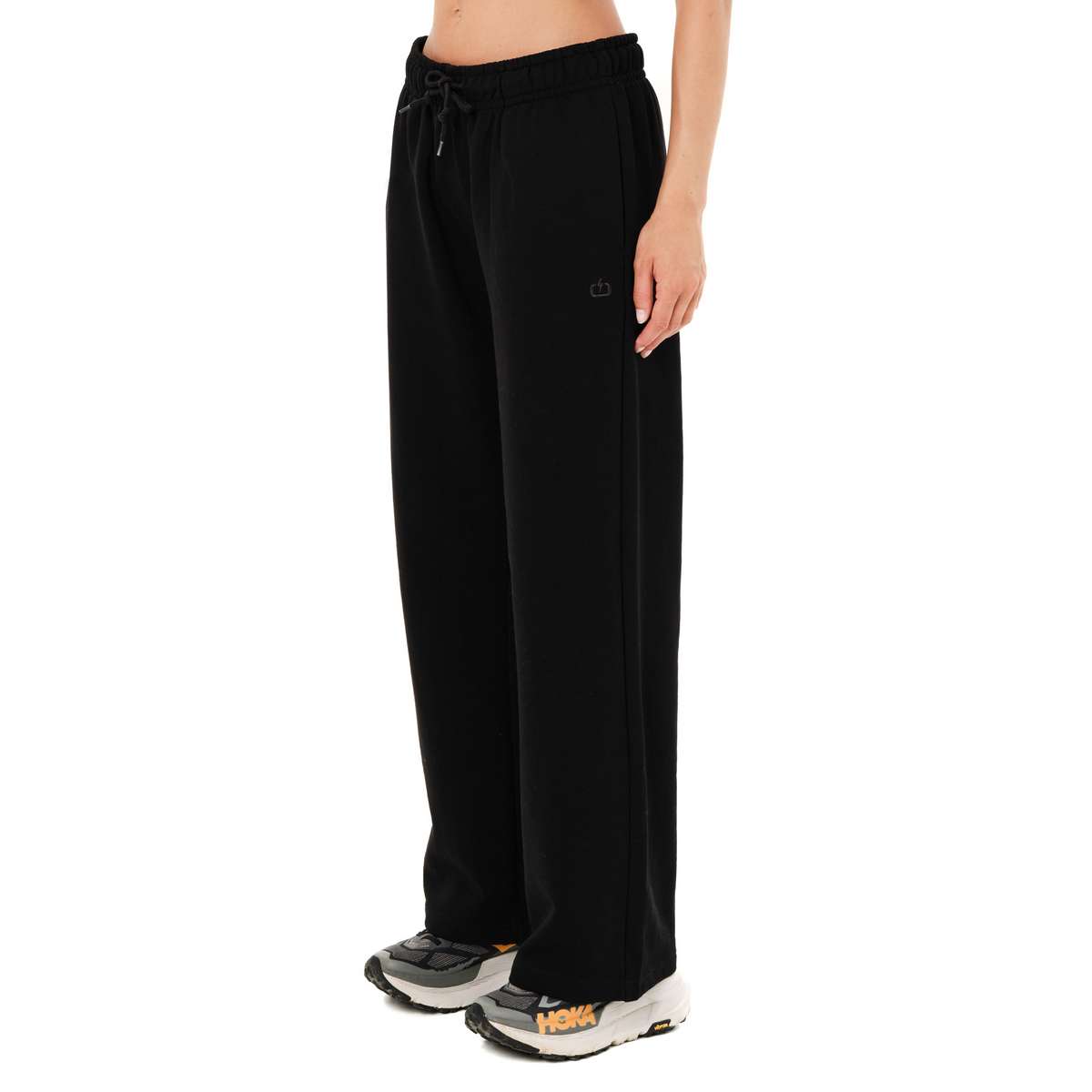 EMERSON WOMEN’S SWEAT PANTS LOOSE FIT COTTON BLACK