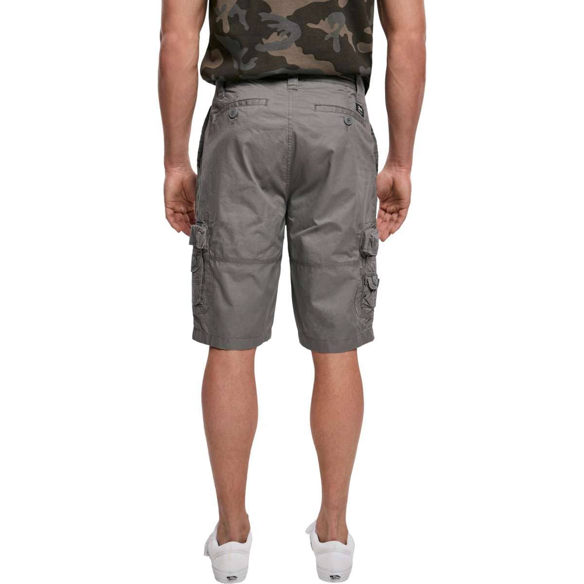 BRANDIT MEN’S REGULAR FIT COTTON TY SHORTS BD2018 CHARCOAL GREY 