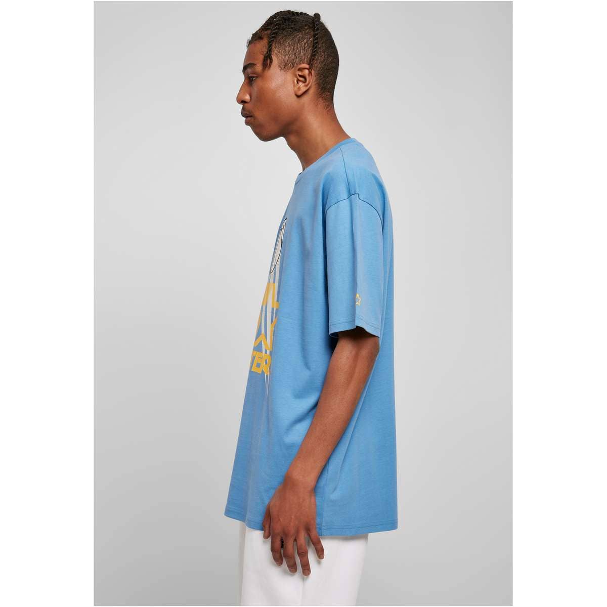 STARTER MEN’S OVERSIZE FIT COTTON AIRBALL TEE ST220 HORIZONBLUE