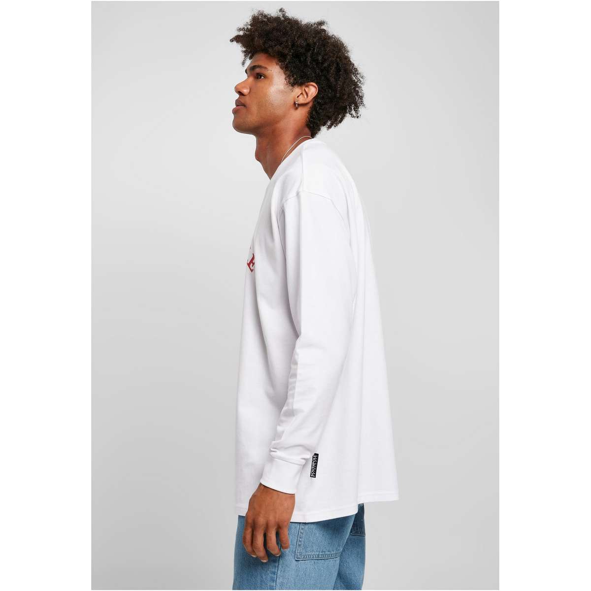 SOUTHPOLE MEN’S REGULAR FIT COTTON COLLEGE LONGSLEEVE SP181 WHITE