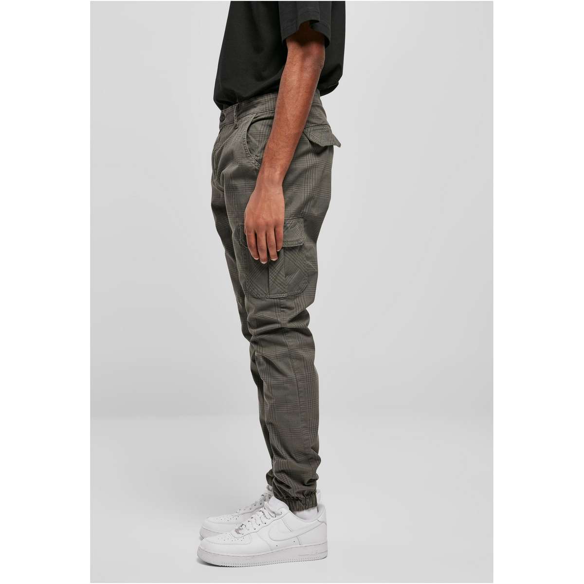 GLENCHECK CARGO JOG PANTS TB3138 DARKGREY - Γκρι - XL