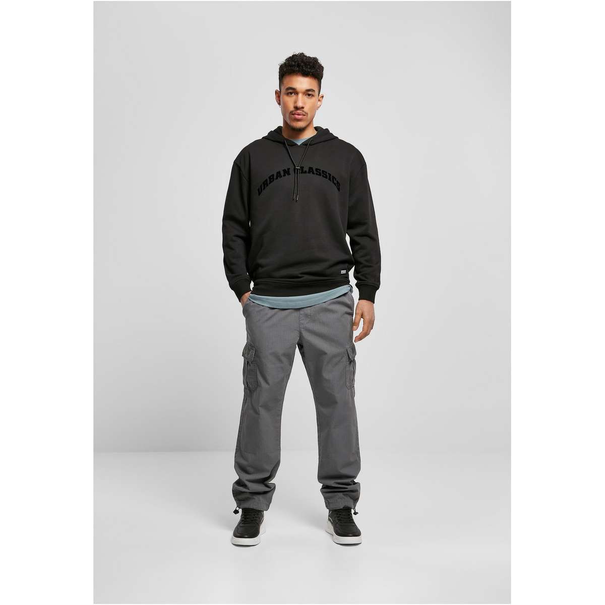 GATE HOODY TB4484 BLACK - Μαύρο - S