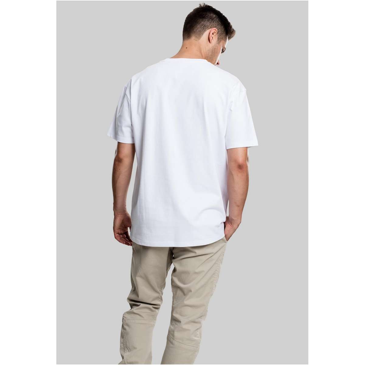 URBAN CLASSICS MEN΄S HEAVY OVERSIZE FIT COTTON TEE TB1778 WHITE