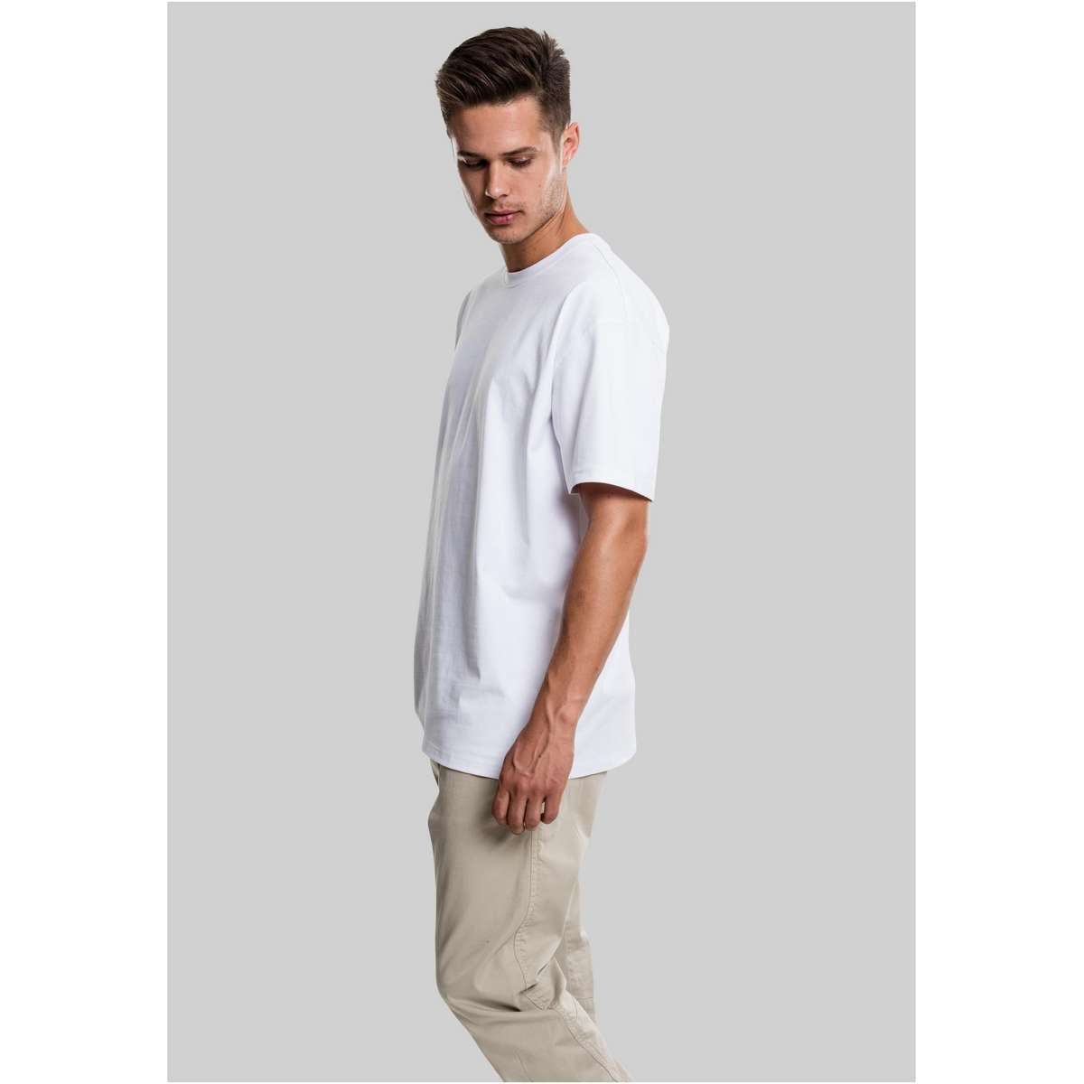 URBAN CLASSICS MEN΄S HEAVY OVERSIZE FIT COTTON TEE TB1778 WHITE