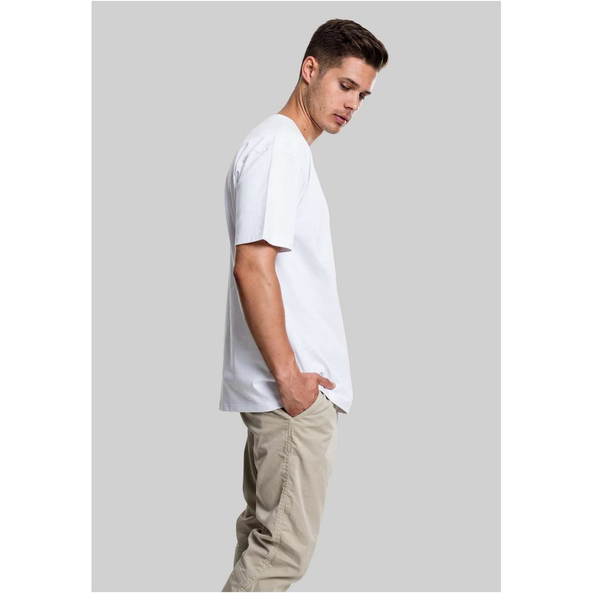 URBAN CLASSICS MEN΄S HEAVY OVERSIZE FIT COTTON TEE TB1778 WHITE