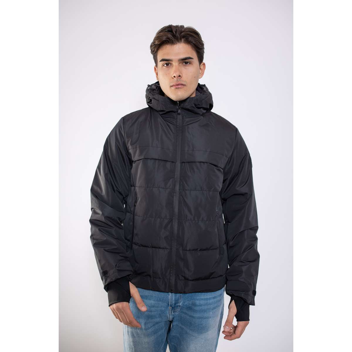 MANAGER MEN’S REGULAR FIT POLYESTER ΧΕΙΜΕΡΙΝΟ ΜΠΟΥΦΑΝ 602 AERIKOS BLACK