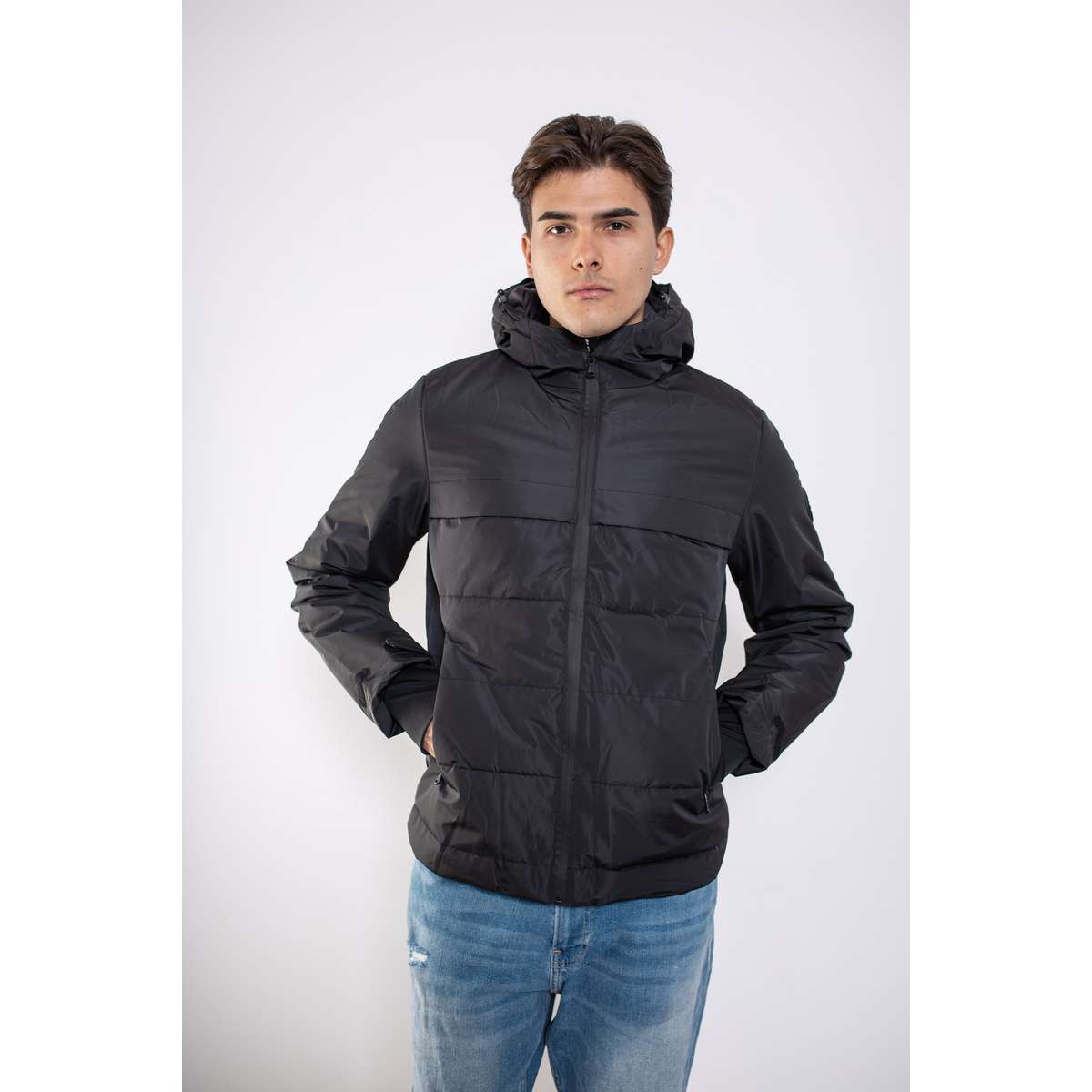 MANAGER MEN’S REGULAR FIT POLYESTER ΧΕΙΜΕΡΙΝΟ ΜΠΟΥΦΑΝ 602 AERIKOS BLACK