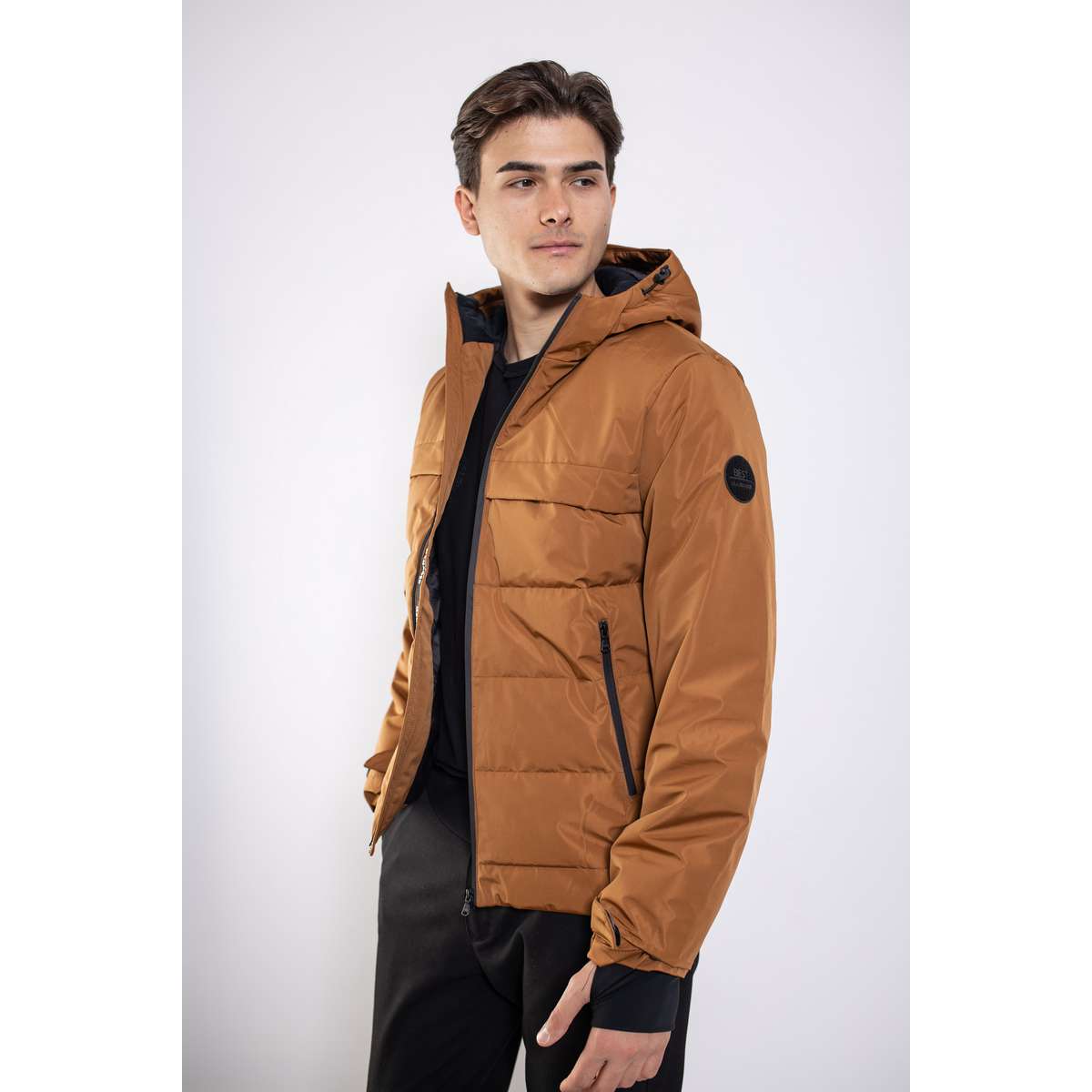 MANAGER MEN’S REGULAR FIT POLYESTER ΧΕΙΜΕΡΙΝΟ ΜΠΟΥΦΑΝ 602 AERIKOS CAMEL