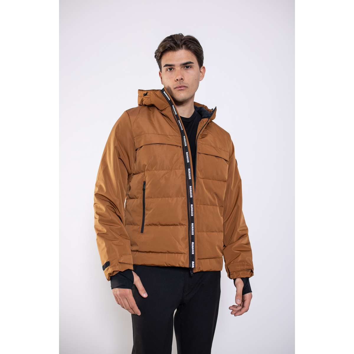 MANAGER MEN’S REGULAR FIT POLYESTER ΧΕΙΜΕΡΙΝΟ ΜΠΟΥΦΑΝ 602 AERIKOS CAMEL