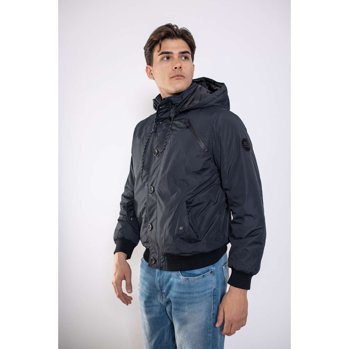 MANAGER MEN’S REGULAR FIT POLYESTER ΧΕΙΜΕΡΙΝΟ ΜΠΟΥΦΑΝ 601 MANOUSOS BLACK