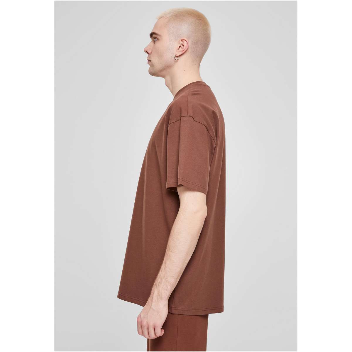 URBAN CLASSICS HEAVY OVERSIZED TEE TB1778 BARK - Καφέ - XXL
