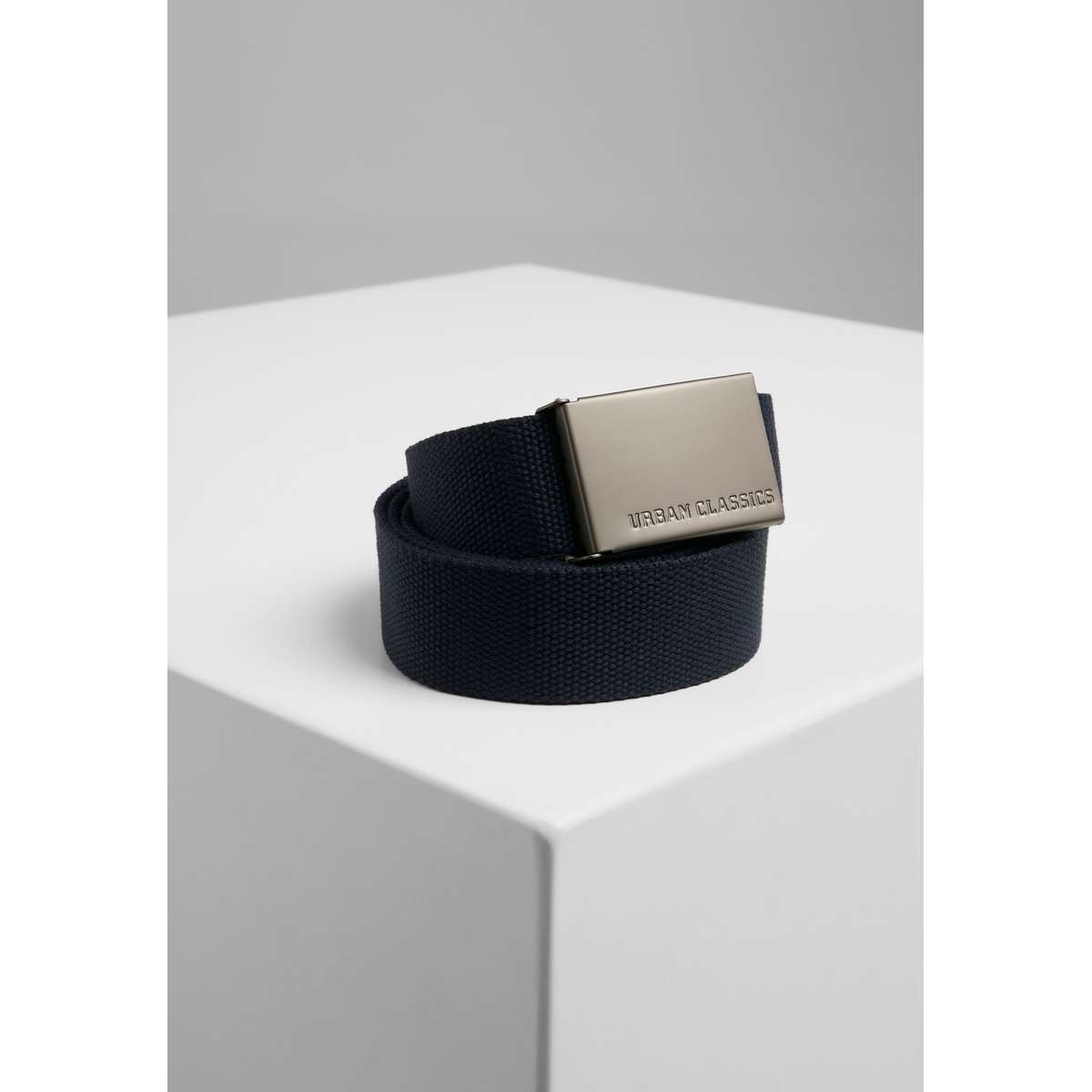 URBAN CLASSICS UNISEX CANVAS BELTS TB305 NAVY