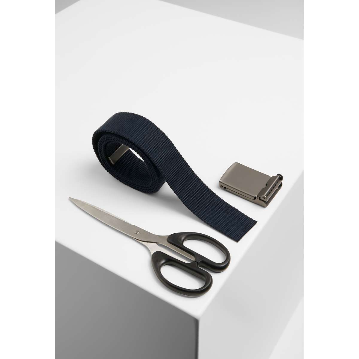 URBAN CLASSICS UNISEX CANVAS BELTS TB305 NAVY