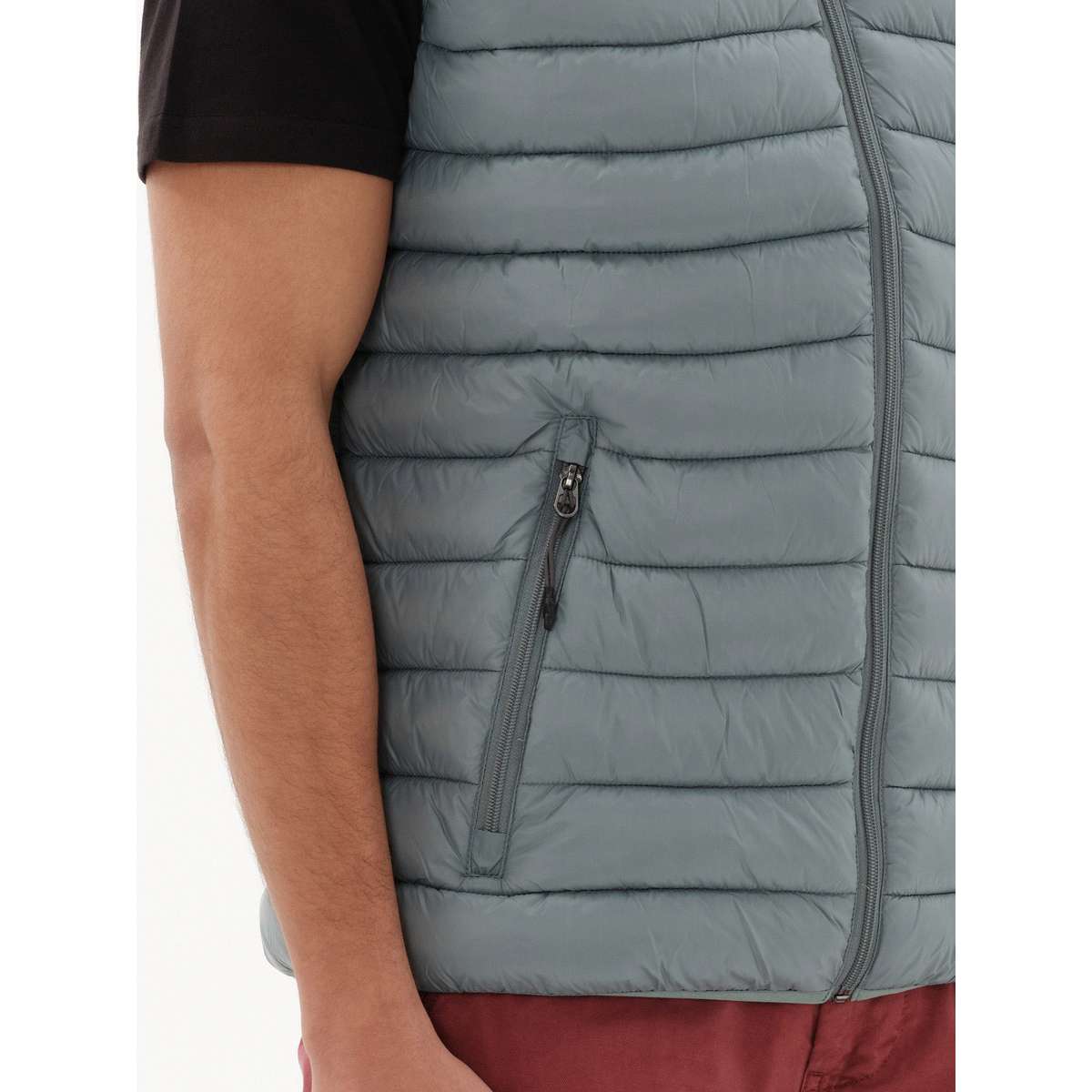 EMERSON MEN’S REGULAR FIT POLYESTER ΕΛΑΦΡΥ ΑΜΑΝΙΚΟ ΜΠΟΥΦΑΝ PUFFER 221.EM10.140 PINE