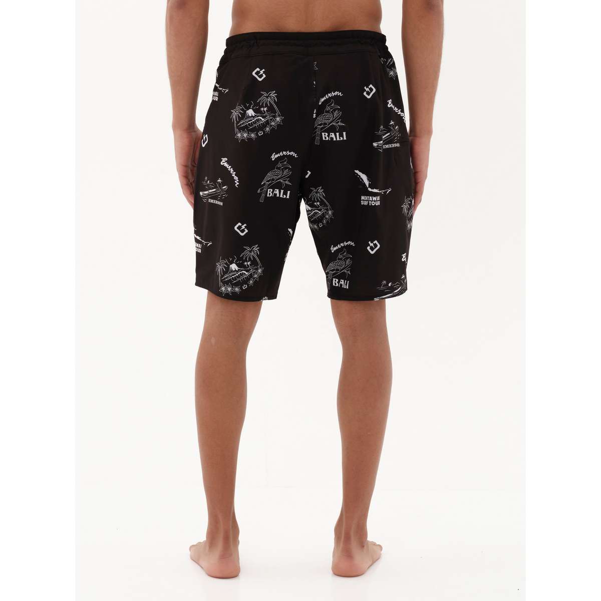 EMERSON MEN’S REGULAR FIT POLYESTER ΕΜΠΡΙΜΕ ΑΝΑΚΥΚΛΩΜΕΝΟ BOARDSHORTS 49cm