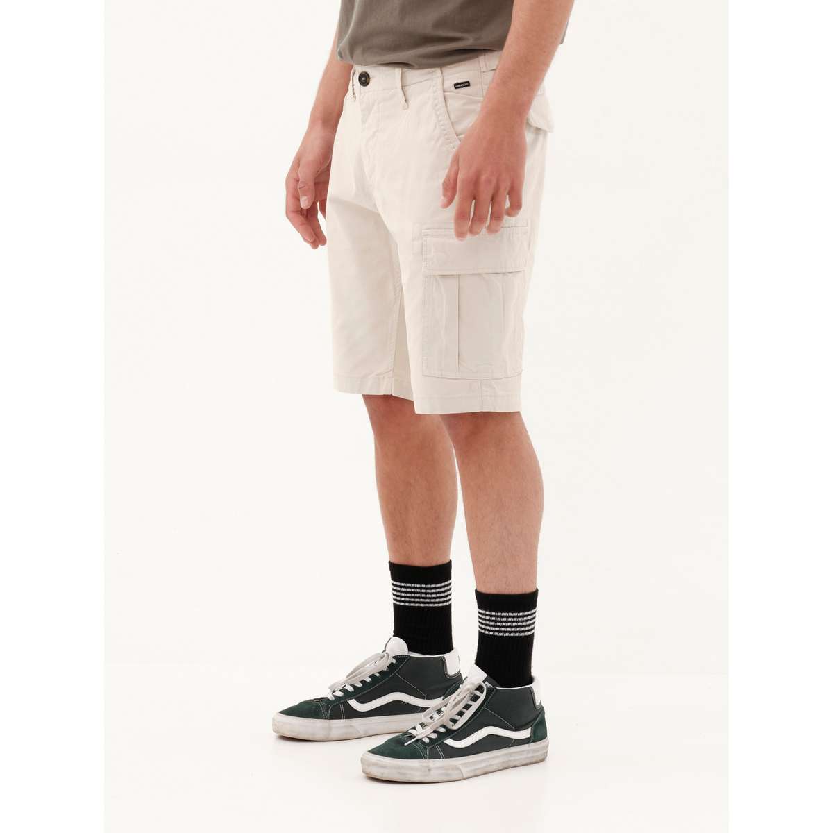 EMERSON MEN’S REGULAR FIT COTTON ΕΛΑΣΤΙΚΟ CARGO ΣΟΡΤΣ 231.EM47.95 ICE