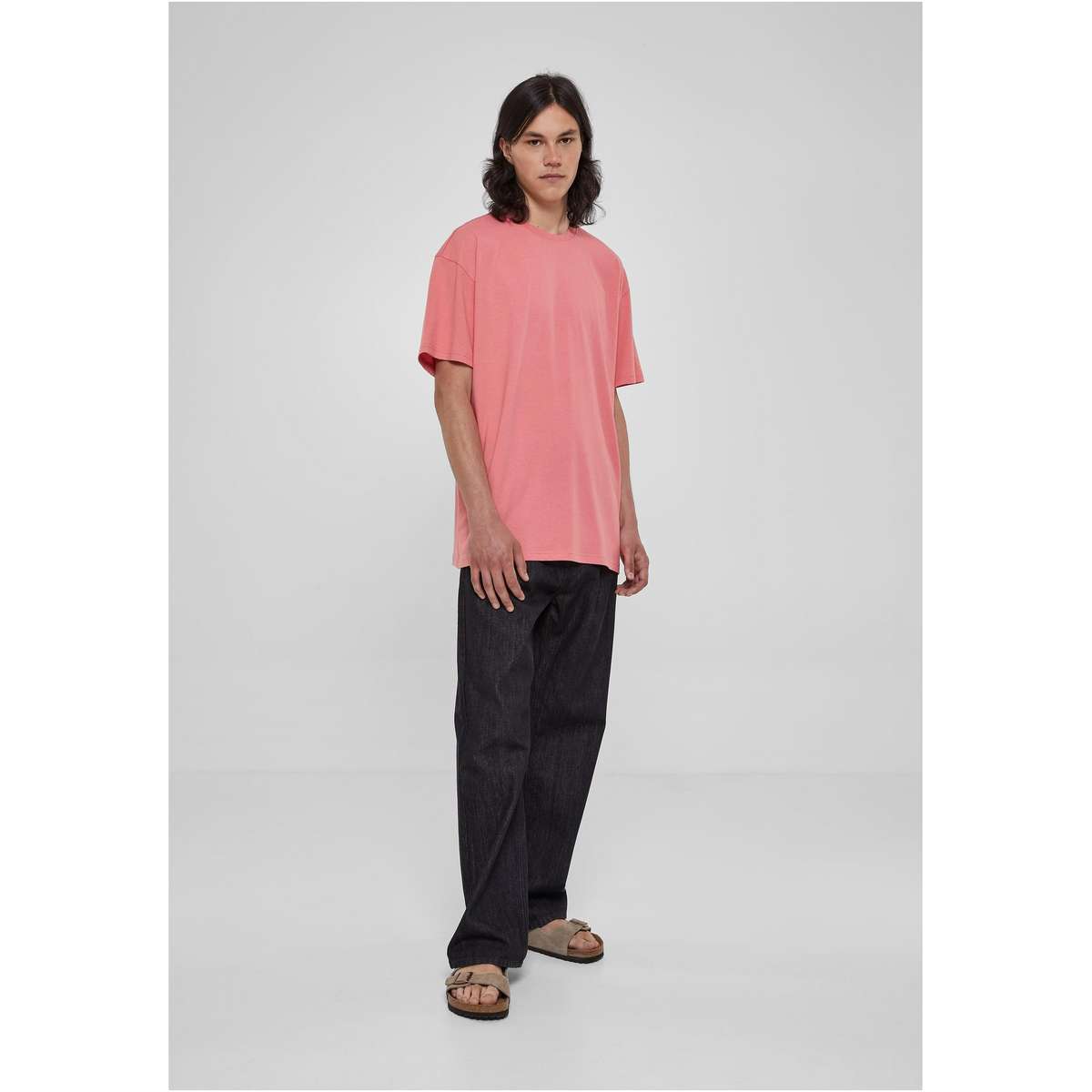 URBAN CLASSICS MEN΄S HEAVY OVERSIZE FIT COTTON TEE TB1778 PALEPINK