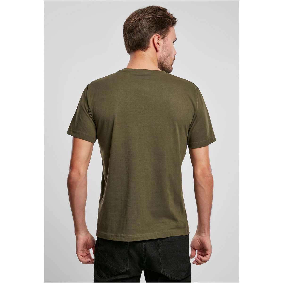 BRANDIT MEN’S REGULAR FIT COTTON T-SHIRT BD4200 OLIVE