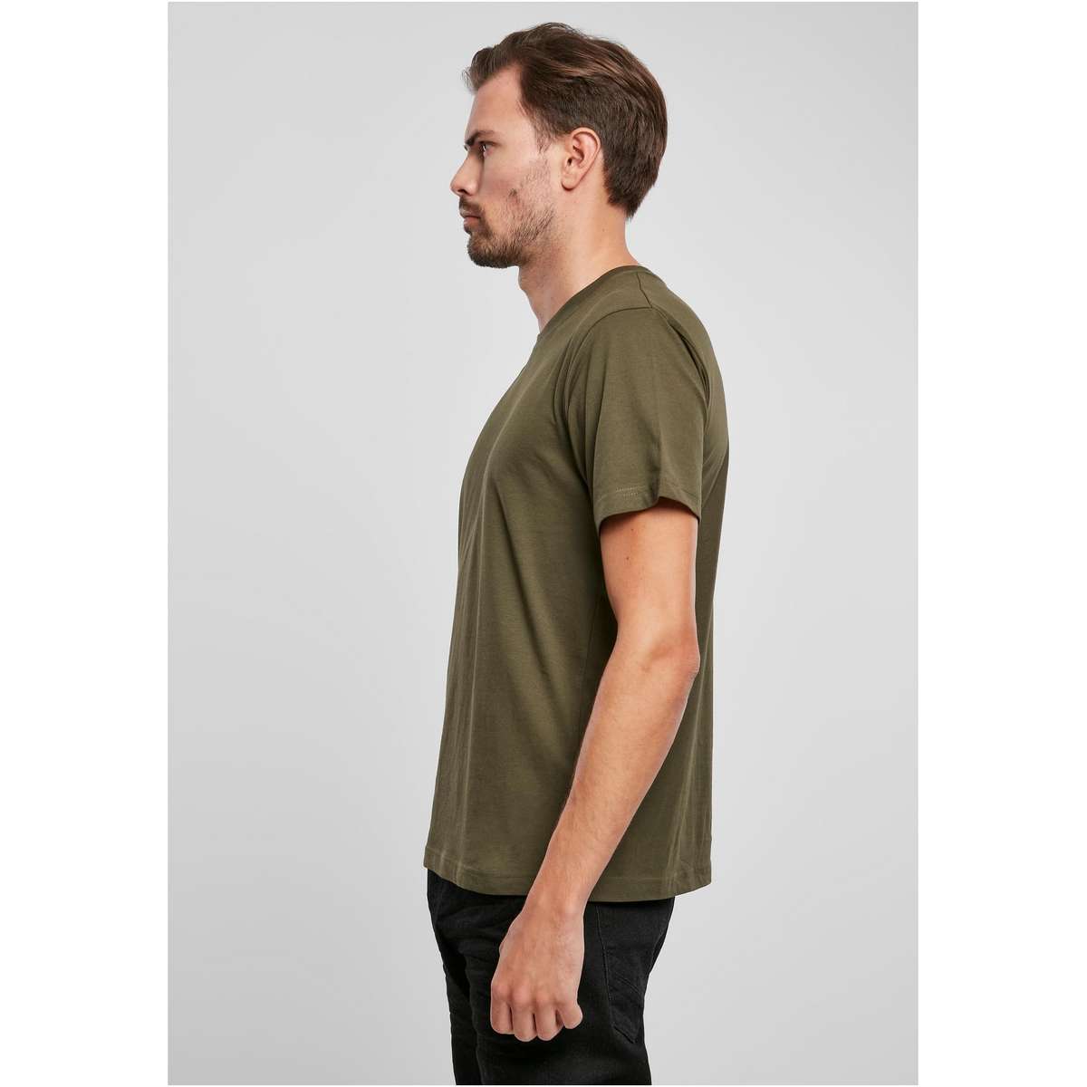 BRANDIT MEN’S REGULAR FIT COTTON T-SHIRT BD4200 OLIVE