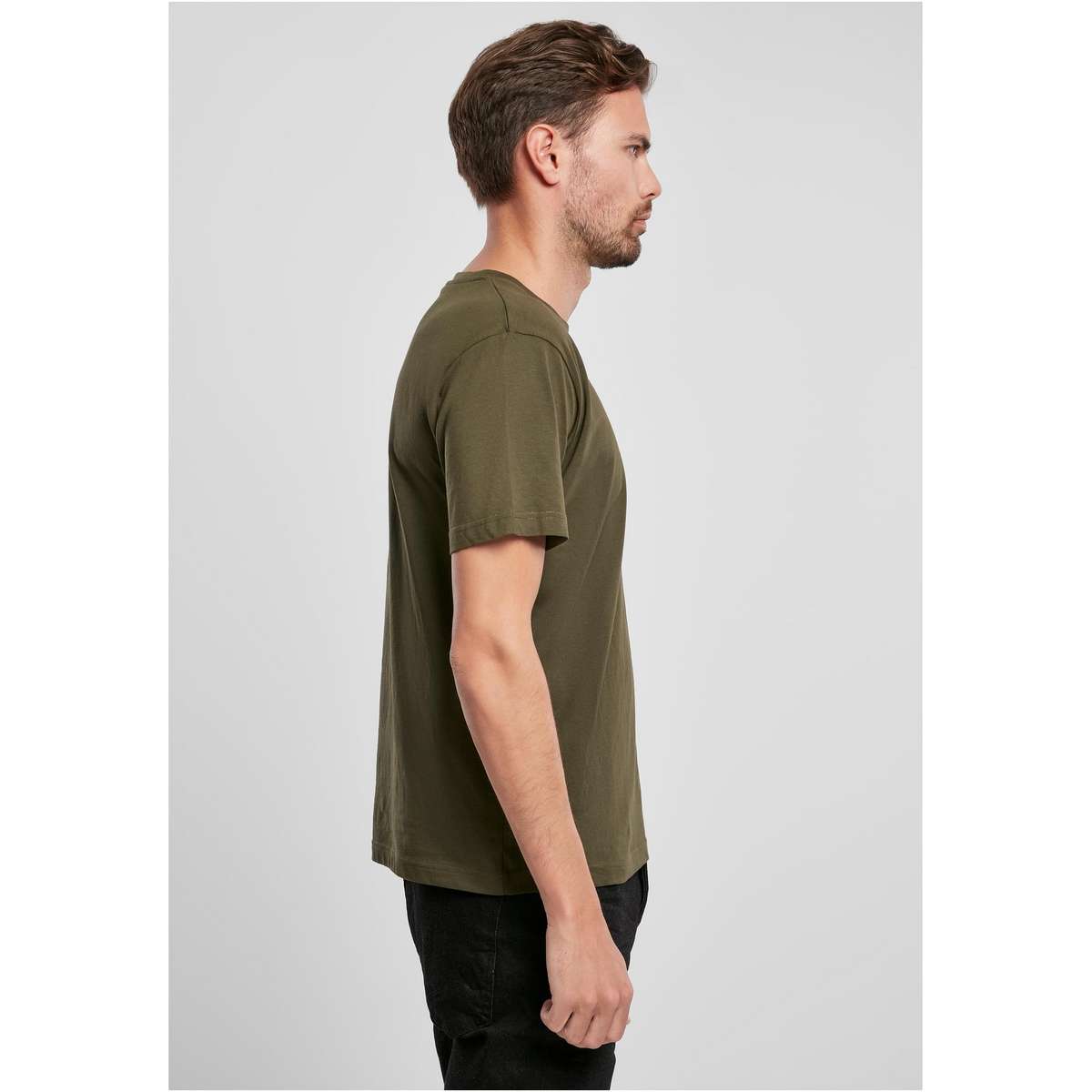 BRANDIT MEN’S REGULAR FIT COTTON T-SHIRT BD4200 OLIVE