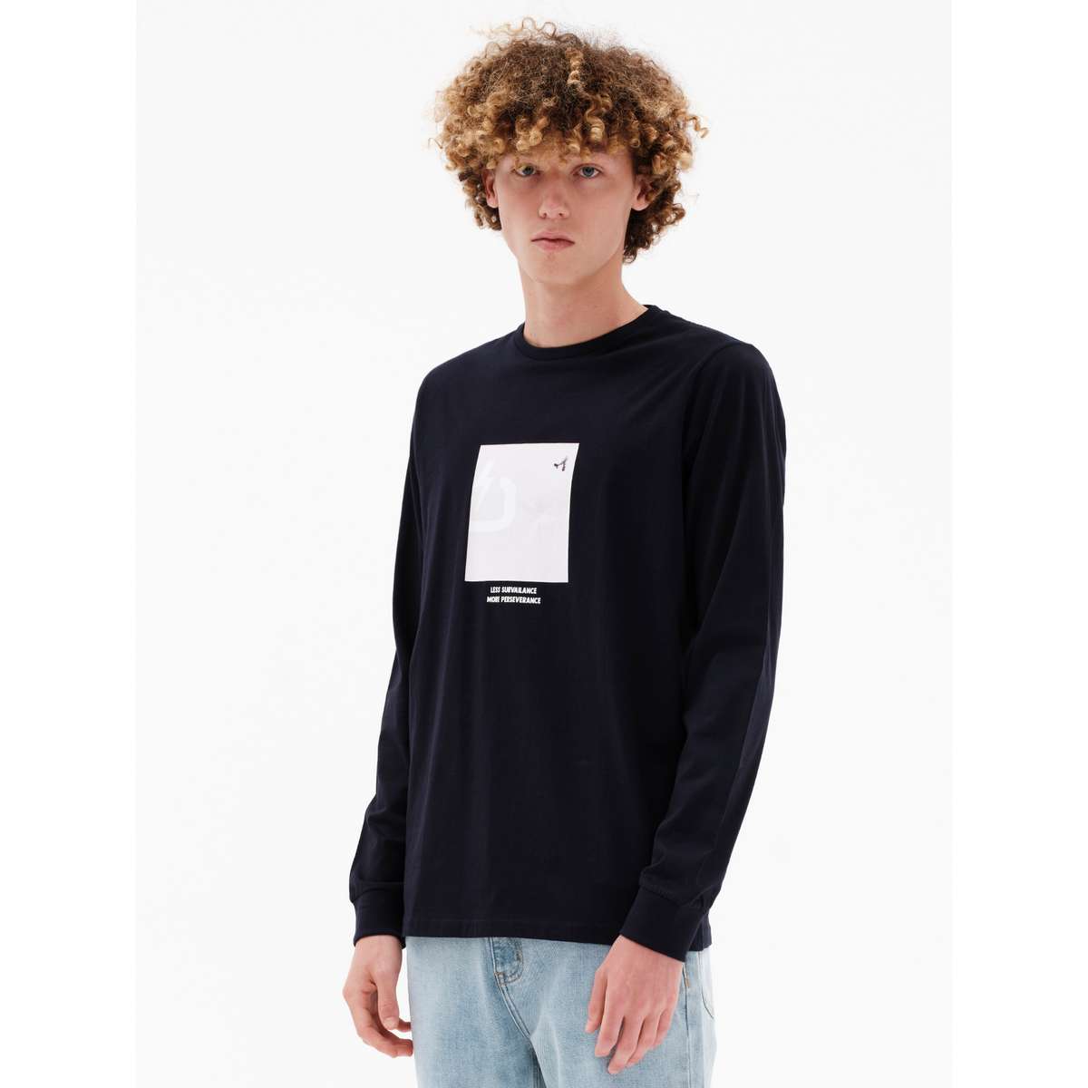 EMERSON MEN’S REGULAR FIT COTTON ΜΑΚΡΥΜΑΝΙΚΗ ΜΠΛΟΥΖΑ NAVY BLUE