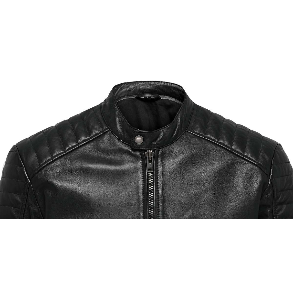 ONLY & SONS MEN΄S REGULAR FIT LEATHER JACKET 22029200 BLACK