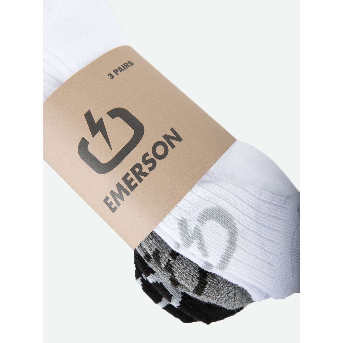 EMERSON UNISEX ΜΟΝΟΧΡΩΜΕΣ ΚΑΛΤΣΕΣ COTTON 3PACK 202.EU08.01 MULTICOLOR