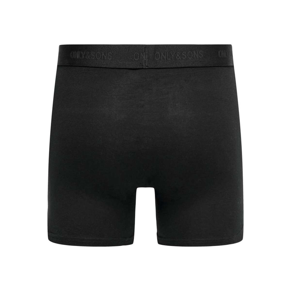 ONLY & SONS MEN΄S REGULAR FIT COTTON SOLID BLACK BOXER 3PACK 22028589 
