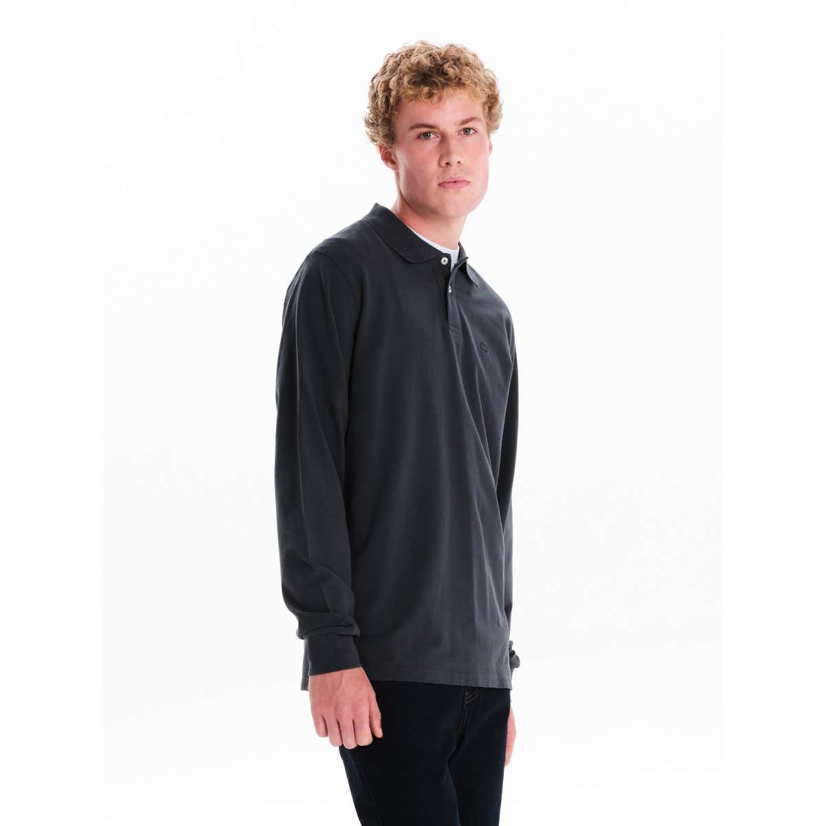 EMERSON MEN΄S REGULAR FIT COTTON LONGSLEEVES POLO FOREST