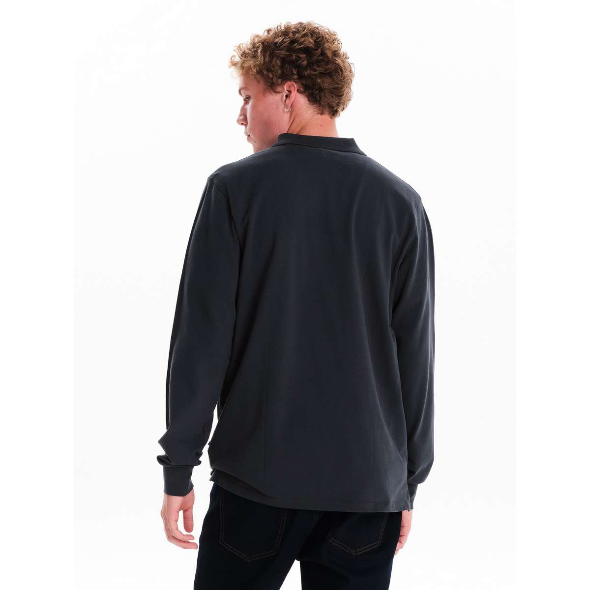 EMERSON MEN΄S REGULAR FIT COTTON LONGSLEEVES POLO FOREST