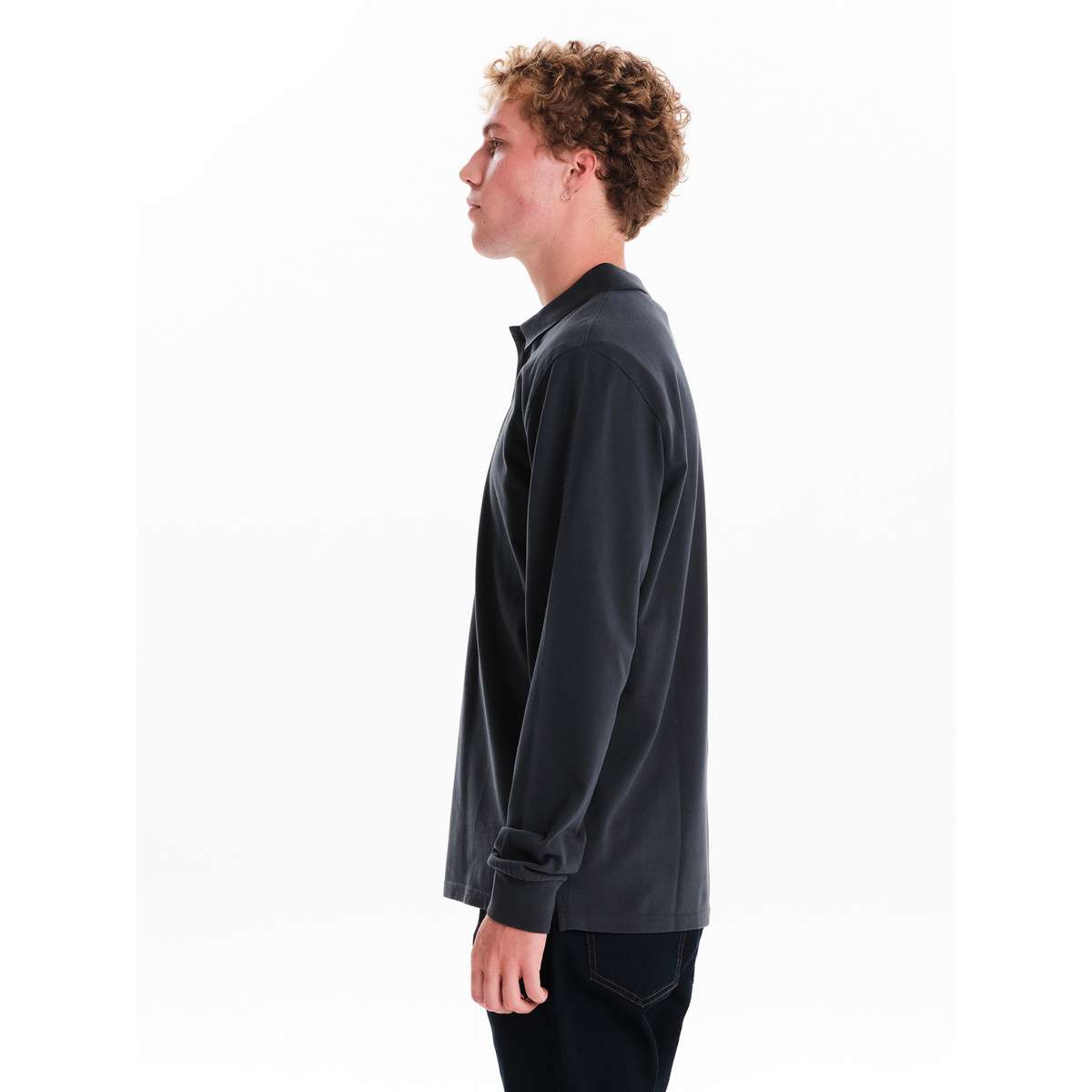 EMERSON MEN΄S REGULAR FIT COTTON LONGSLEEVES POLO FOREST